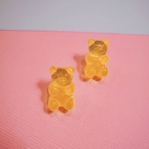 Yellow Gummy Bear Earrings ⚡